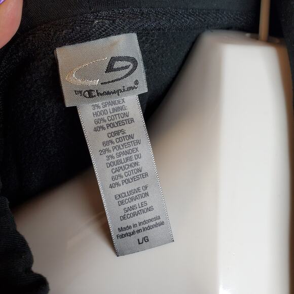 C9 Black Full Zip Sweatshirt Pleated , L - Picture 5 of 7